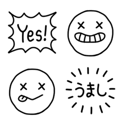 Simple smiley face, daily use