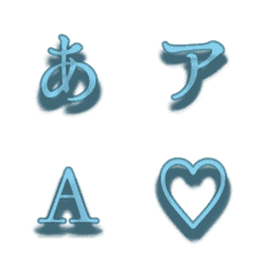 a-Emoji Deco Text(Kana/Alphanumeric) 448