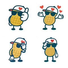 MYSTANDCOBO PEANUTSKUN Reaction Sticker