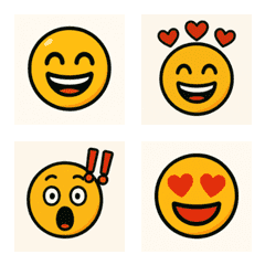 Colorful Reaction Emojis