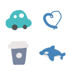 blue lovers Emoji.