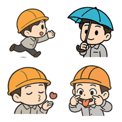 Steel Worker - Orange-Grey Male B