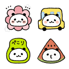かぶりものパンダ絵文字１