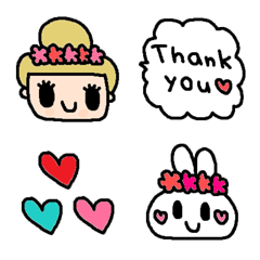 nenerin色んな絵文字セット1067可愛い