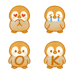 かわいい小さなペンギン+26英語（黄色）