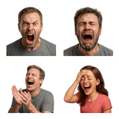 Emoji of a full range of emotions