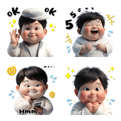 Cute Fat Boy : Sathu (Emoji) Dukdik3