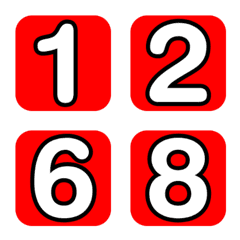 Emoji numbers Box 2