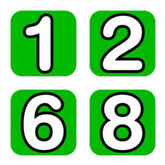 Emoji numbers Box 3