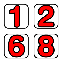 Emoji numbers Box 9