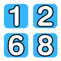 Emoji numbers Box 7