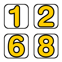 Emoji numbers Box 10