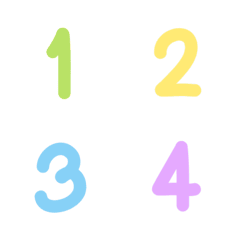 Number colorful