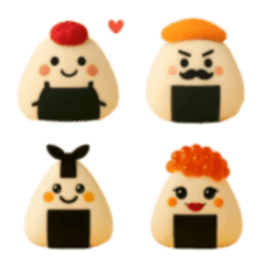Onigiri family!(Emoji)