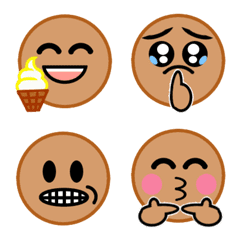The usual emoji, but tanned 2
