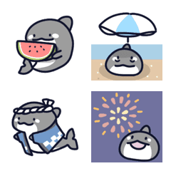 シャチの日常色々絵文字2（夏）