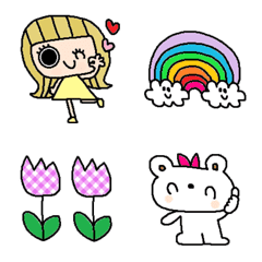 nenerin色んな絵文字セット1068可愛い