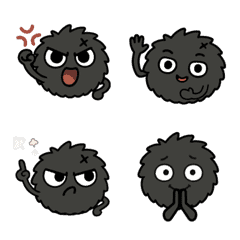 Angry gray ball moves