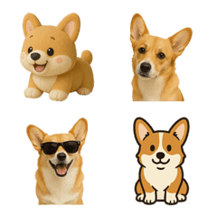 コーギー絵文字セット