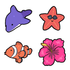 HOT！SUMMERな絵文字2