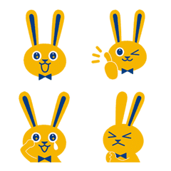 こくみんうさぎ　絵文字