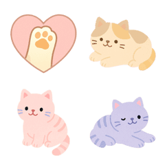 ほんわかネコ絵文字