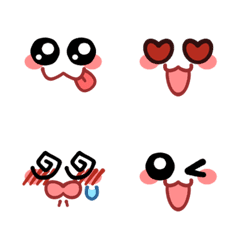 Sparkly Eyes ! Cute Faces Emoji