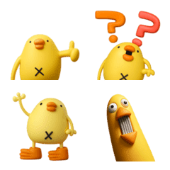 3D chick people piyo