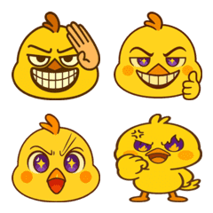 感情まるだしヒヨコ