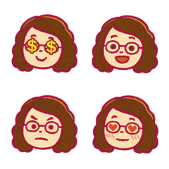 ママの日々の感情（赤）
