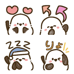 Easy to use! Long-tailed tit emoji