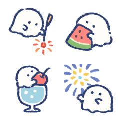 A ghost living it up in summer