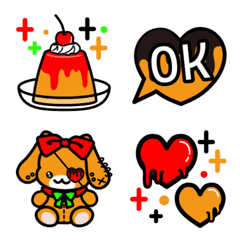 Cuto Orange & Red Emojis Vol.2