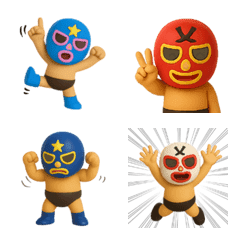 [3D]プロレス絵文字5 奮闘マスクマン
