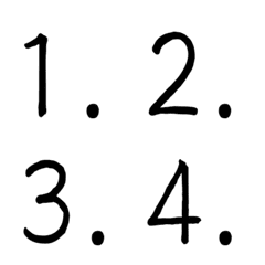 超實用標示❤️數字1-40✨