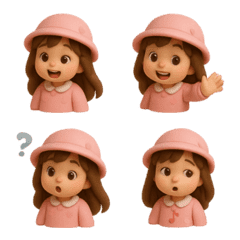 日本の保育園の女の子 3D
