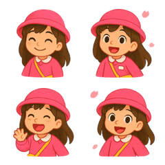日本の保育園の女の子