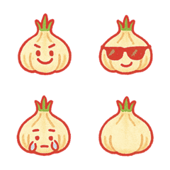 かわいいニンニクが大好きです（赤）