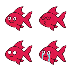 金魚の日々の喜びと悲しみ（濃いピンク）