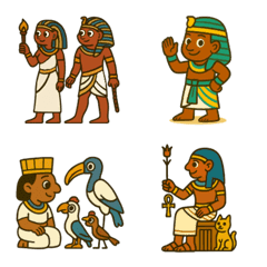 エジプトの古代文字♪キュートヒエログリフ