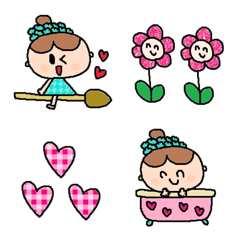 nenerin色んな絵文字セット1069可愛い修正