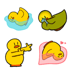 Lazy Duck in the Tub