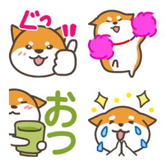 ある柴犬の絵文字