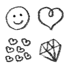 シンプルな絵文字◎