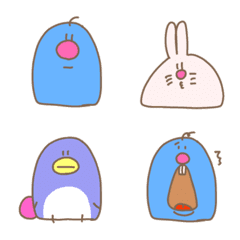 Blue Alien CHORORINMARU Emoji