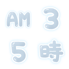 数字＆記号 ♡ みずいろ