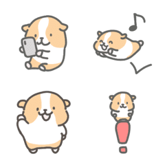 モルモットの日常色々絵文字