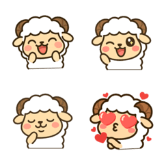 かわいいひつじのハッピーエモート！