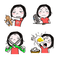 Big-faced girl needs to vent