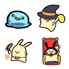Rabbit and RPG Emoji